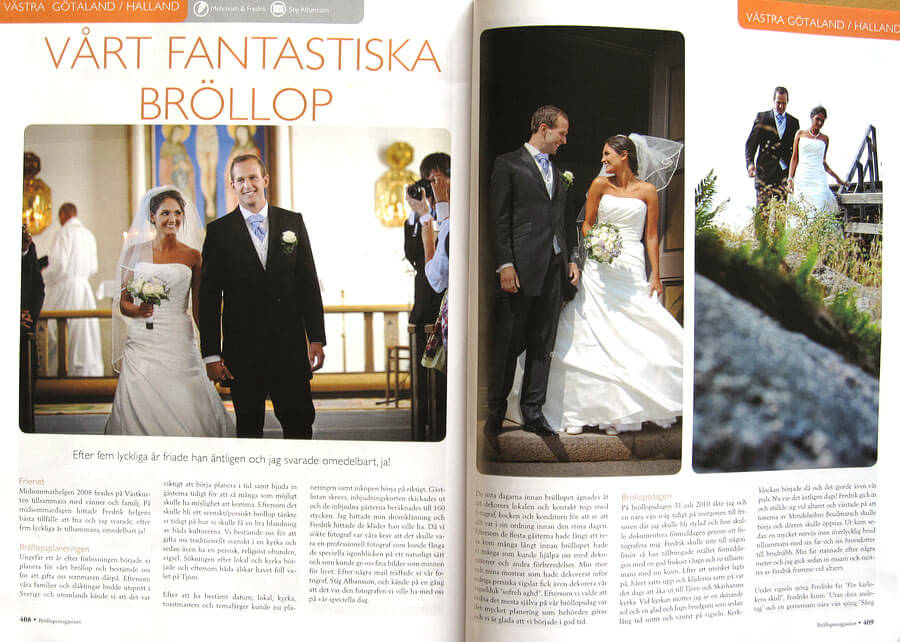 Reportage från Bröllopsfotografering i Skärhamn