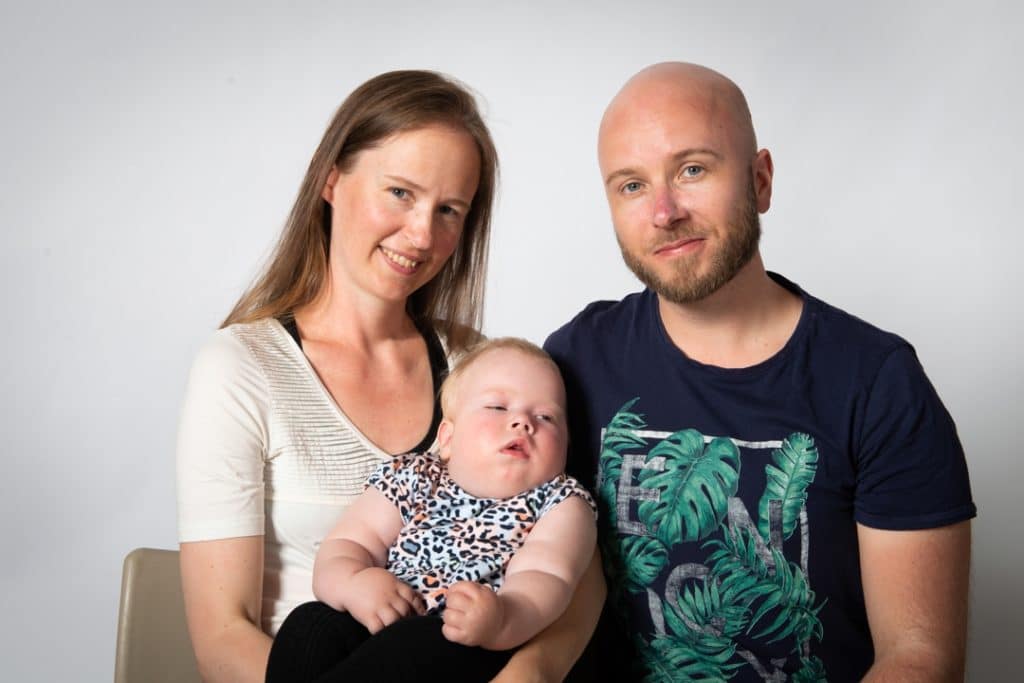 Familjefotografering vid event på Trädgårdsföreningen i Göteborg