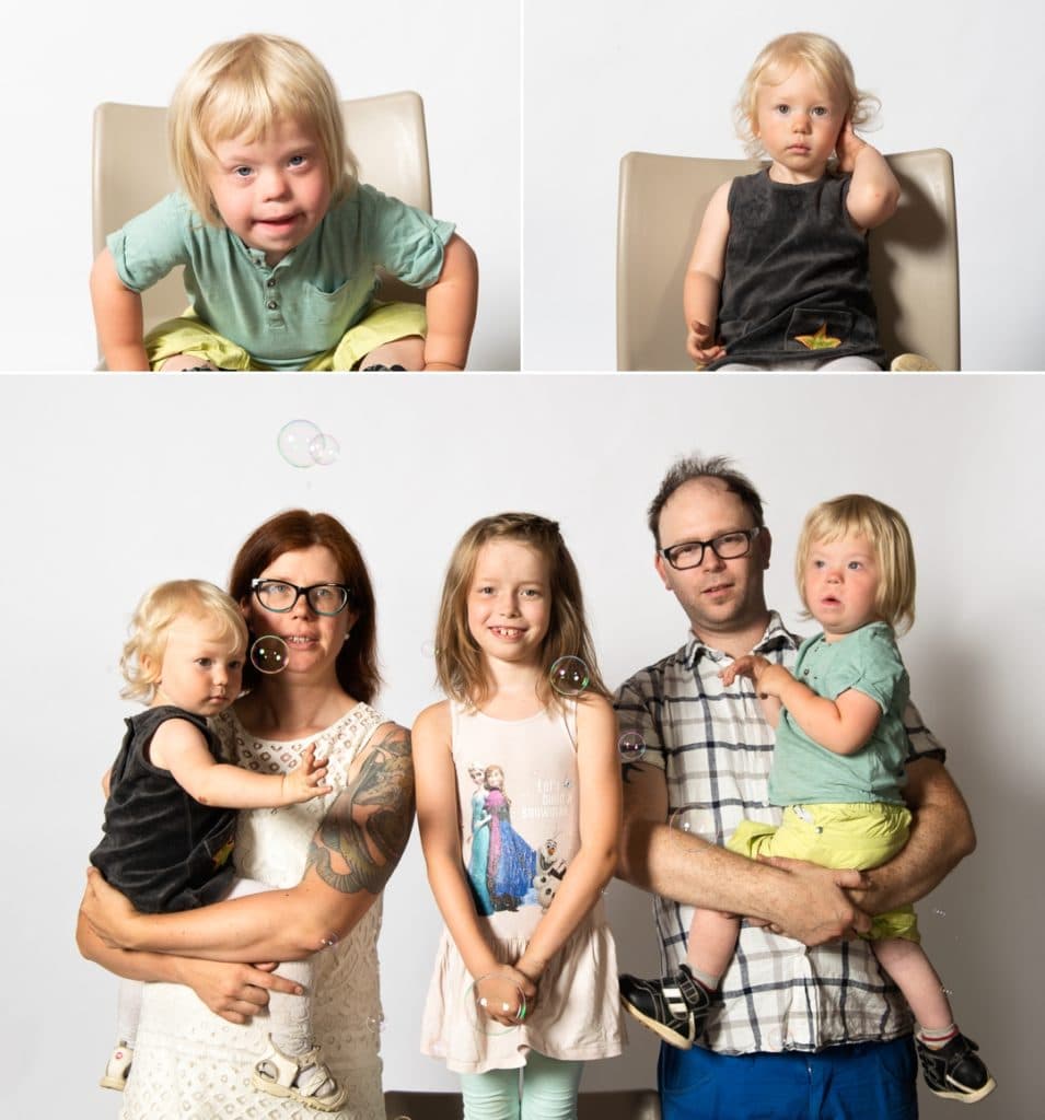 Familjefotografering vid event på Trädgårdsföreningen i Göteborg